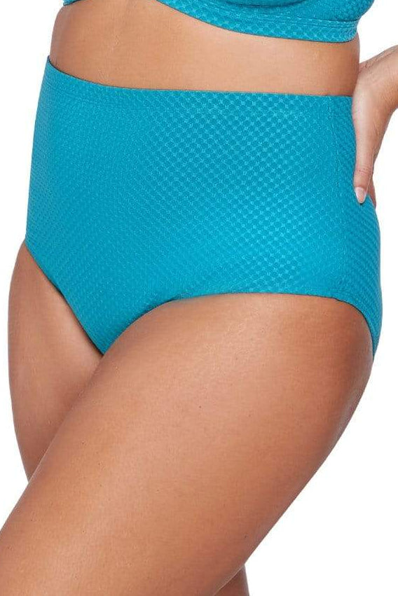 Rhapsody teal plus size bikini set Artesands Botticelli underwire bikini top for large bust support full coverage supportive bikini for big bust high waist tummy control bikini bottoms slimming plus size swimwear Canada USA designer plus size swimsuit luxury curvy swimwear sexy plus size bikinis flattering high waisted bikini best plus size swimwear online boutique Montreal Canada high end womens swimwear curvy body swimsuit best tummy control bikini for plus size women Sun Vixen Swimwear boutique website