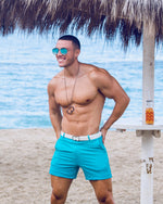 Buy stylish short swim trunks online from Sun Vixen Swimwear a retail website located in Canada that sells high end mens swimsuits to high income individuals located in USA, Canada and worldwide. This online store has the best collection of resort swim trunks, hot swimsuits for men who wear stylish swimwear to showcase their physique on a vacay. This mens designer swimwear store sells tight swim trunks Los Angeles, euro style swim shorts Las Vegas, slim fit swim trunks 4 inch inseam, best men's swim trunks