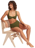 Green Underwire Bikini Top Sustainable | Seafolly image 0