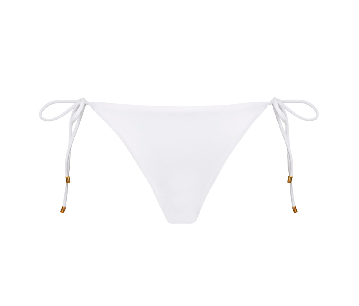 White Tie Side Bikini Bottoms Cheeky | PQ Swim image 9