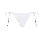 White Tie Side Bikini Bottoms Cheeky | PQ Swim image 9