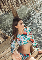 Cypress Long Sleeved Swimsuit Top | Boamar image 0
