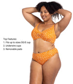 Cheetah Print Bikini Top | Artesands image 4
