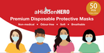 Premium Disposable Face Masks – 50 Pack | aHiddenHero image 4