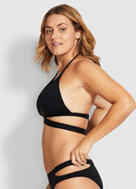 Strappy Bikini Top Black | Seafolly image 3