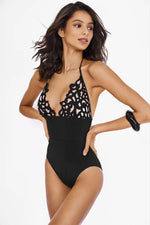 One Piece Swimsuit Lavish Nude Illusion | Sauvage Swimwear image 0
