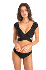 Danza Wrap Swimsuit Top | Poema image 0