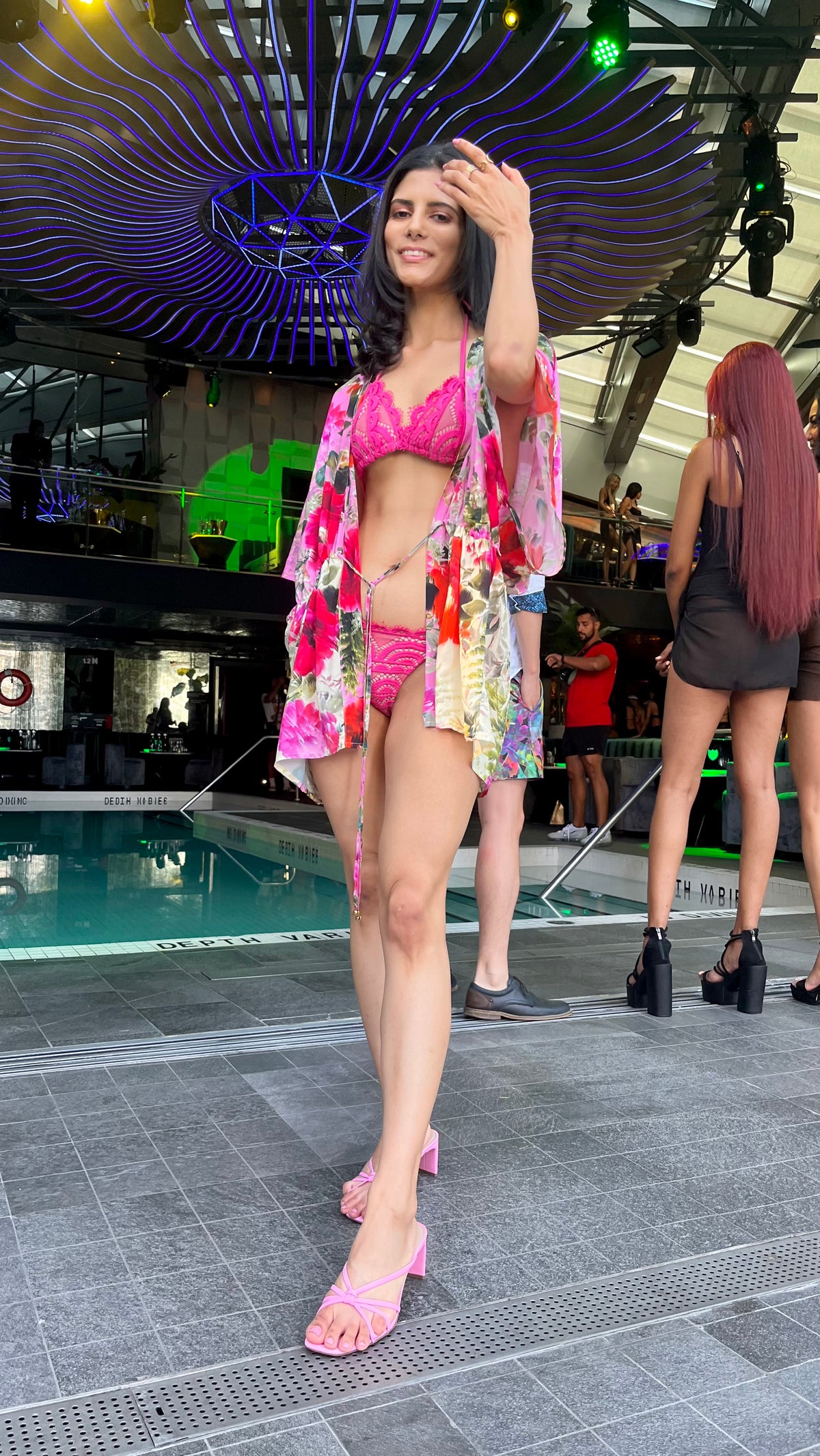 Hot Pink Bikini Top | PQ Swim image 5