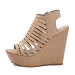 Nude Wedge Heels | Sergio Zelcer image 9