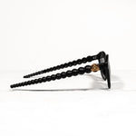 Post Matte Black Sunglasses | Brass & Unity image 3