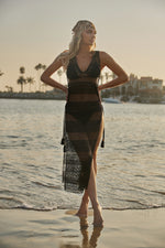 Joy Lace Beach Cover Up Black | PQ Swim image 1