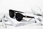 Post Matte Black Sunglasses | Brass & Unity image 1