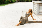 Beach Cover Up Gigi Dress 24k Gold | Poema image 2