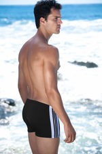 Mens Short Swim Trunks Navy | Sauvage Swimwear image 1