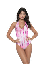 Tie Dye Swimsuit Pink | PQ Swim image 1