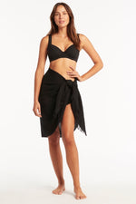 Short Black Sarong | Sea Level Australia image 3
