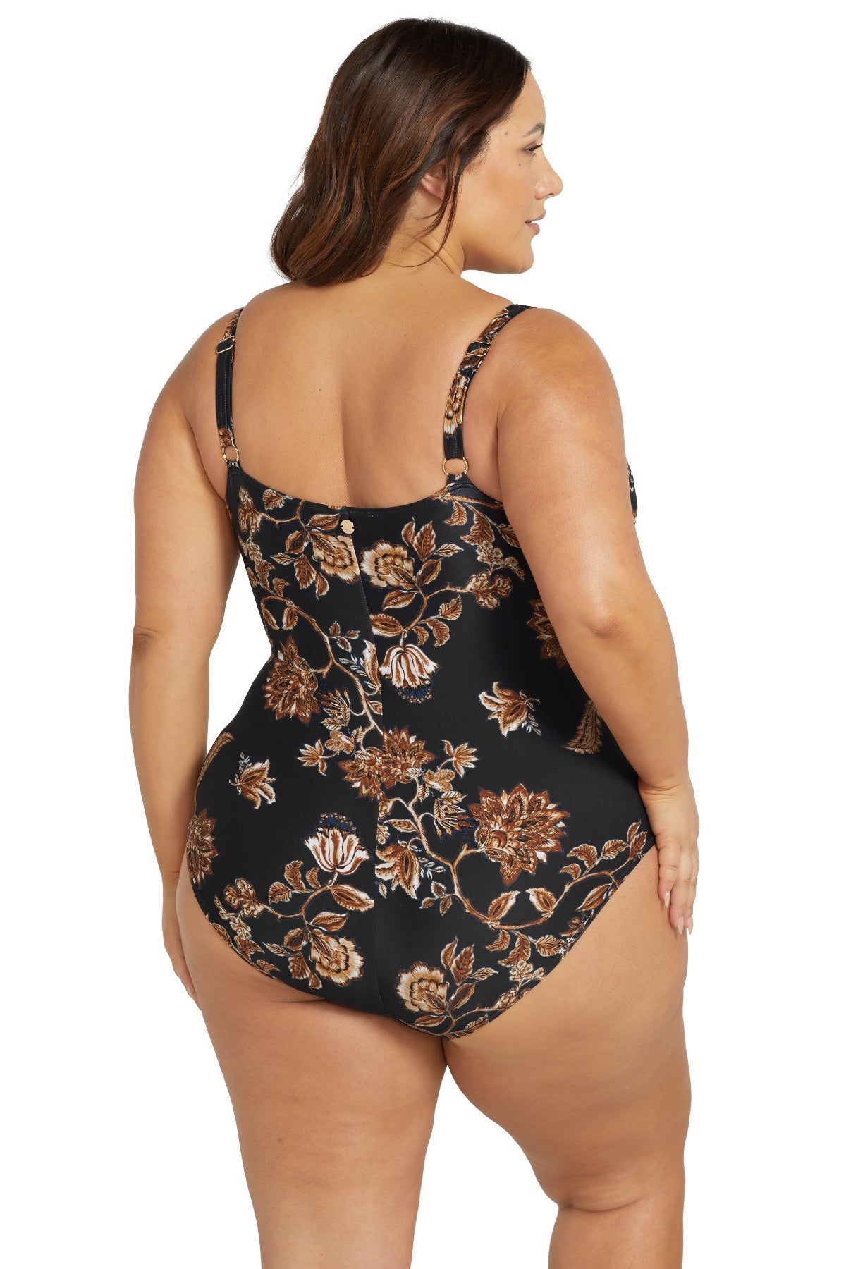 Black One Piece Swimsuit Tummy Control | Artesands image 3