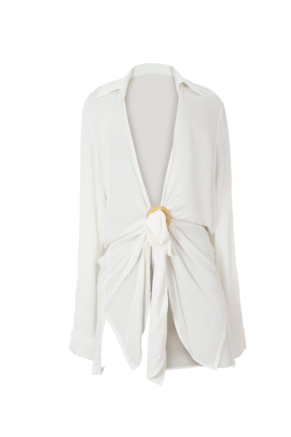 White Shirt Beach Cover Up | PQ Swim image 10