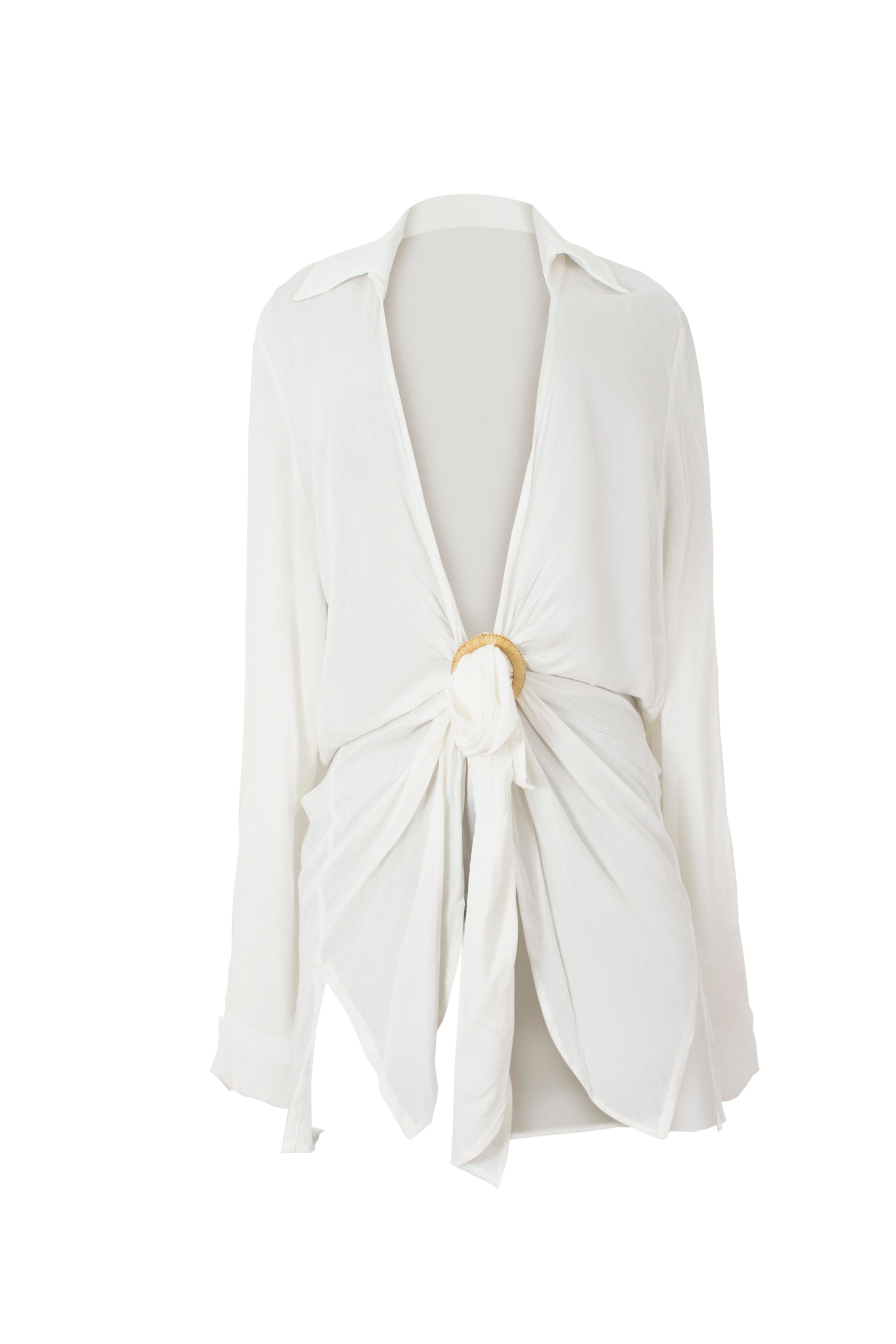 White Shirt Beach Cover Up | PQ Swim image 10