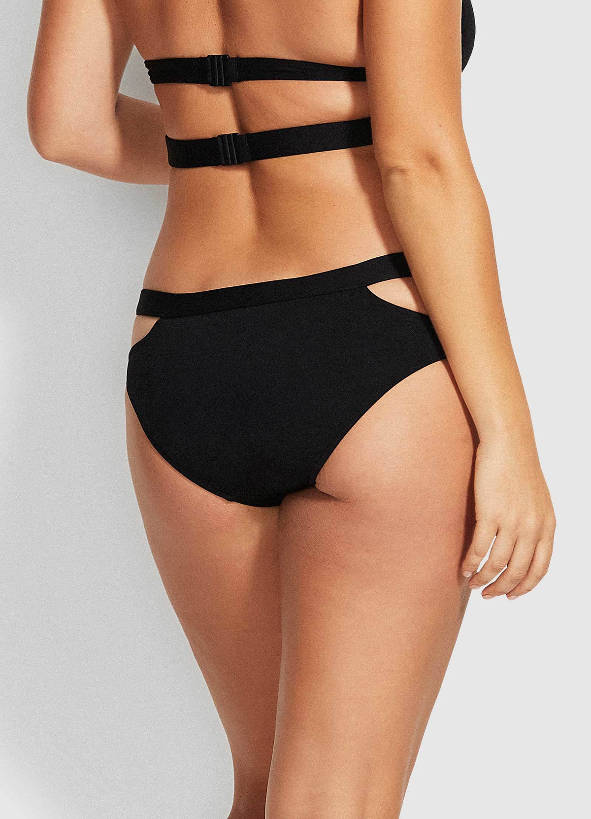 Hipster Bikini Bottoms Black | Seafolly Canada online womens swimsuits