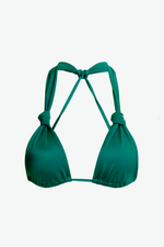 Emerald Green Bikini set racer back bikini Top | Agua Bendita luxury emerald green bikini bottoms cheeky artisan swimsuit agua bendita naya jardim S luxury top rated best quality upscale resort wear Emerald Green Bikini set sexy bikini Bottoms quality agua bendita naya jardim top emerald green bikini top cute designer bathing suits triangle bikini luxury glamorous Sexy swimsuits online usa canada Emerald Green Bikini set Top | Agua Bendita buy online canada naya jardim top emerald green bikini shiny glamor 