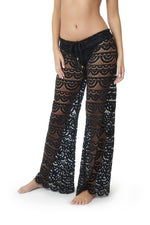 shop online malibu lace diva swimsuit cover up pants PQ Swim unique upscale sheer see through cover up pants hot instagram swimsuits