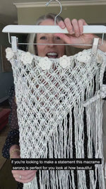 Macrame Beach Cover Up Agua Bendita Alaia Tout sexiest hottest luxury resort wear best quality classy beach outfit designer handmade macrame swimsuit cover up buy top brands swimwear online handmade crochet flowers netted look long tassels fishnet seethrough glamorous unique high end natural fiber neutral color hand weaved artisan made mermaid stylish elegant glamorous rich looking expensive usa canada fine beachwear fancy bikini skirt mesh adjustable tie unusual fabulous gorgeous money wealthy socialite 