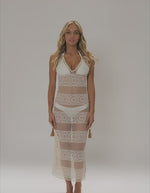 unique white lace beach cover up joy pq swim elegant high end designer bikini sheer provocative best quality upscale classy. A classy lady who loves good quality swimsuits purchased this see through beach cover up from sun vixen swimwear which is an online swimwear store women in USA & Canada. She is wearing a high end lace bikini with her matching lace beach cover up which she bought from this top rated website for designer beach cover up, sexy lace bikini cover ups, high end bikinis, hottest swimwear