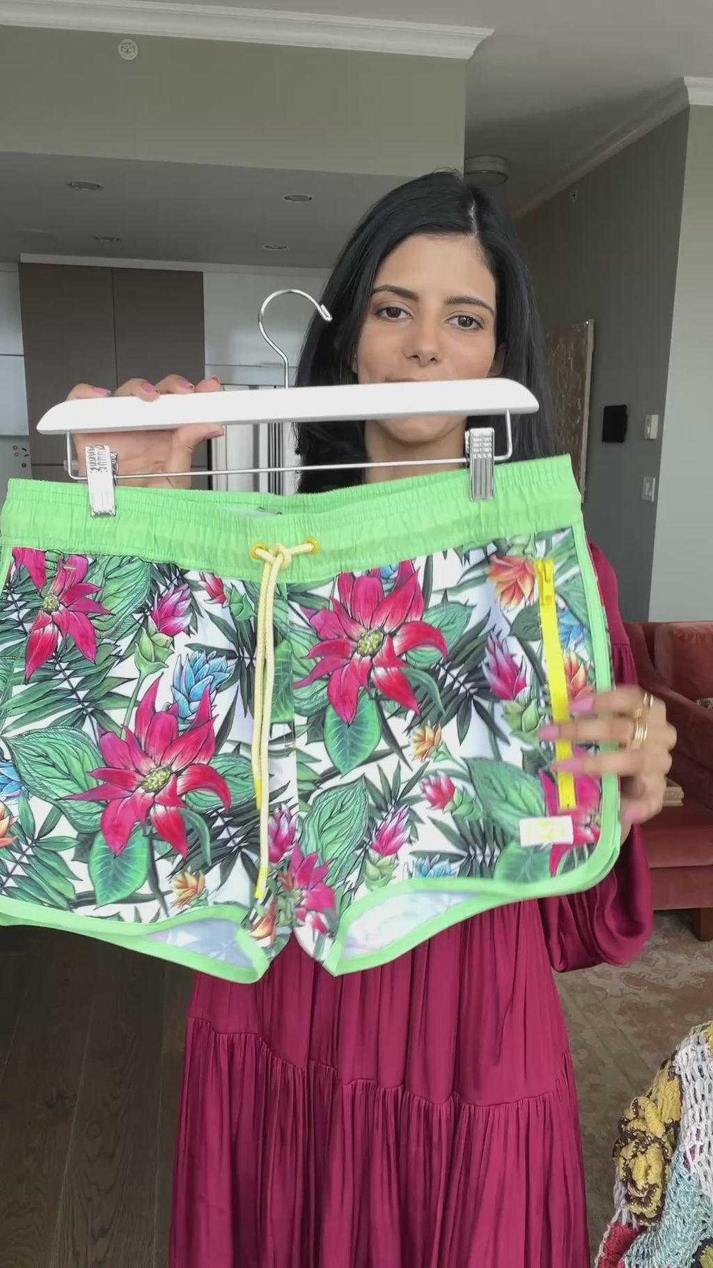 Flower Swim Trunks Sustainable | SegSea Fleur D’eau 37 - Dubai Short tropical print best hot hottest cool sexy stylish designer swim trunks rich look fashionable trendsetter influencer flower swim shorts short inseam 3 inch vacation tropical print shorts sexiest legs male travel shorts attractive high end luxury designer shortest board shorts mesh lining sexy jock hot body swimmers for men celebrity bad boy swim shorts buy online on sale sustainable swim shorts eco fabric buy online canada usa luxury wealth