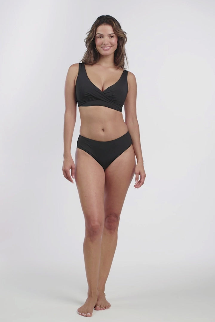 Mid Rise Bikini Bottoms Sustainable | Sea Level Australia Tummy Control Swim Bottoms mid waist cute sexy pretty buy online designer swimwear good quality sustainable ladies swimwear best bikini bottoms hide lower belly compression swimwear vacation beach sexy flattering stylish fashionable online sustainable swimsuits canada buy canadian usa ships fast top rated website sun vixen swimwear good reviews full coverage bottoms classy sexy goes with everything mix match bottoms eco swimwear recycled fabric brand