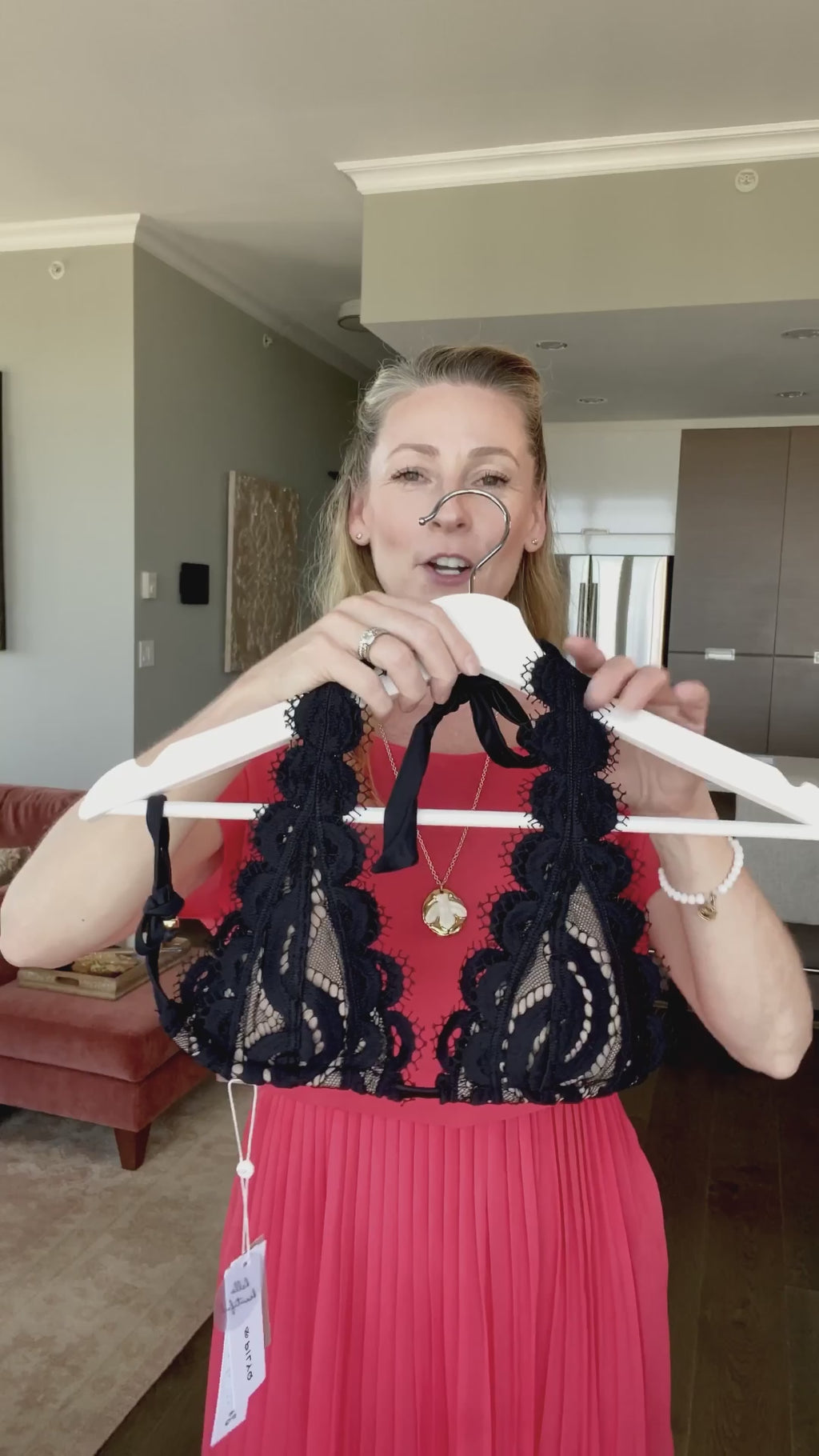 black lace bikini top black scalloped bikini midnight pq swim sexy best triangle bikini top high end best quality classy hot bikinis. an elegant middle aged mom who loves to travel and go on her beach vacation is wearing a stunning high end black bikini on her trip to greece. She purchased her sexy bikini online from sun vixen swimwear a boutique website that is intended to sell to luxury shoppers who like on trend fashionable bathing suits to look sexy in a swimsuit. Its a top rated swimwear website online