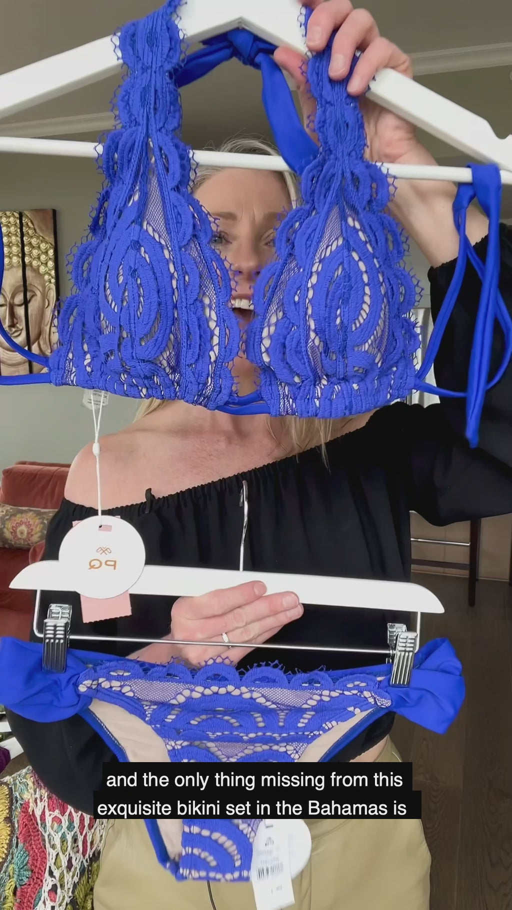 A fashionista purchased online cobalt blue bikini top Waverly Lace Halter top pq swim Cobalt Blue Swim Suit Bottoms sexy Lace Fanned Teeny bikini bottoms from sun vixen swimwear boutique website in USA Canada and worldwide. She also bought designer swimwear best quality cheeky bikini bottoms awesome beautiful bathing suits bombshell bikinis glamorous swimsuits celebrity style bikini for her resort vacation in Hawaii. This luxury shopper frequently shops from this 5 star good quality swimwear store on google