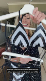 shop Black and White Striped Bikini Top Sequin Sauvage Swimwear canada high end edgy chic sophisticated glamorous shiny sparkly pool party bachelorette beach vacation destination wedding expensive fashion bikinis top rated website fast shipping luxury cruise bikinis wealthy looking bougie St. Tropez Triangle san diego california regina saskatchewan quebec city quebec rich fashionista swimwear influencer celebrity stylish tiktok sophisticated showstopping attention grabbing center stage bikinis beautiful 