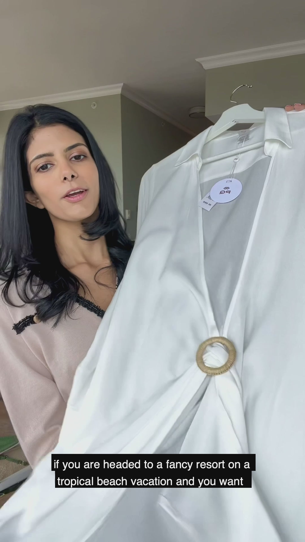 shop online Millie Tie Cover Up PQ Swim white shirt beach cover up sexiest hottest luxury best quality classy designer best high quality flattering luxe fashion high end resort wear canada luxurious popular beach cover ups