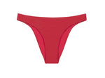 on sale luxury Low Rise Bikini Bottoms red full coverage part of front tie bikini set | PQ Swim for sale on sunvixen.com