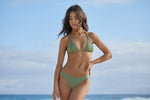 mint green bikini top PQ Swim isla sage sexy classy luxury triangle bikini women's designer swimwear sale usa buy online