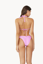 discover online lilac bikini top scalloped Iris lace halter pq swim sexiest triangle bikini designer swimwear best d cup luxe