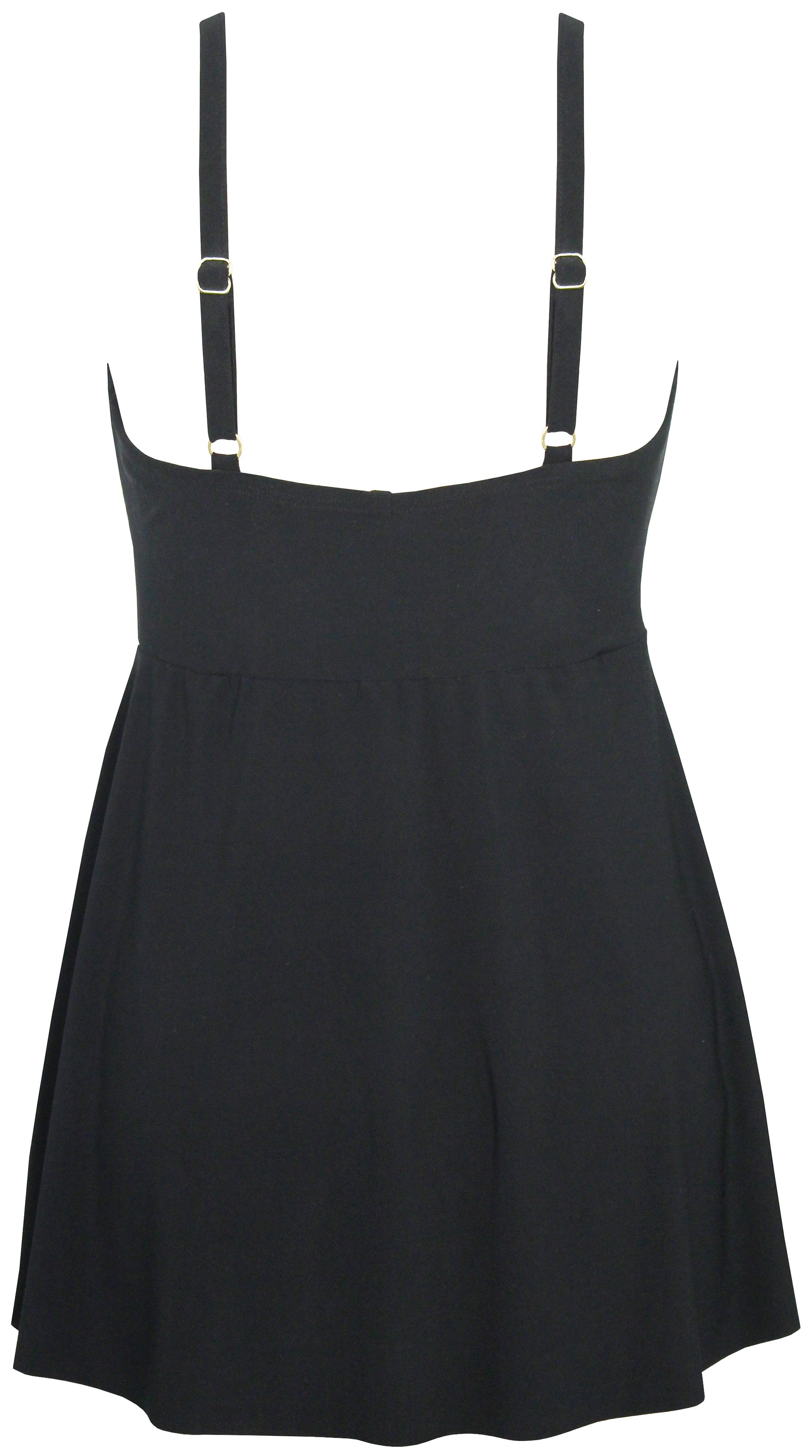 Slimming Swim Dress Miraclesuit black adjustable shoulder straps for a comfortable more tailored fit women over 40 shopping online for supportive swimwear classy and sophisticated good cleavage with underwire lift for heavy chest size DD pretty elegant resort cabana vegas pool party luxury looking high society great for yacht days sailing in style stylish trips to maldives. purchased by women from usa canada europe who want designer swim that fits well and supports for a flattering figure curvy sexy look