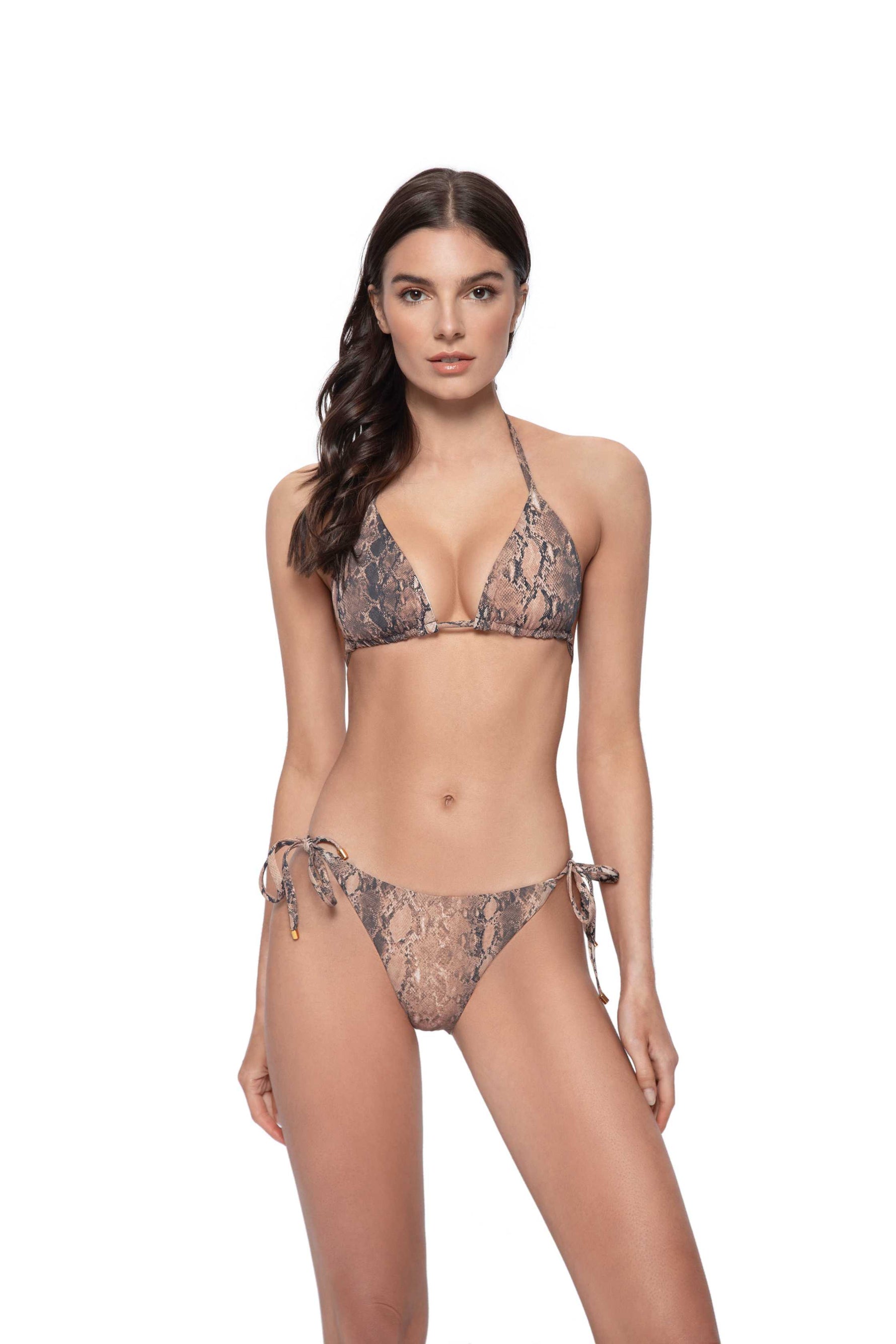 snake bikini bottoms kaa reversible tie side full bottoms pq swim full coverage bikini bottoms reversible snake print luxury designer swimwear clearance sale premium beachwear womens swim bottoms vancouver canada miami ibiza tulum sun vixen