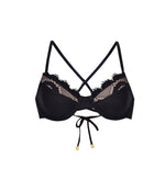 midnight lace halter underwire bikini top pq swim on sale canada top rated swimwear website quality brands online best bikinis super sexy clearance designer bikini hand cut italian lace detail scalloped edging luxurious soft high end fabric fully adjustable straps glamorous supportive underwire good small bust swim top discount beautifiul great price buy online luxury online shopper purchases often travel buff bargain shopping skin tone underlay edging best quality bikini top online mix match C cup size bra