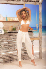 White Harem Pants | Mapale cute designer beach cover ups online